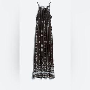 Gently used skies are blue juliana knit maxi dress